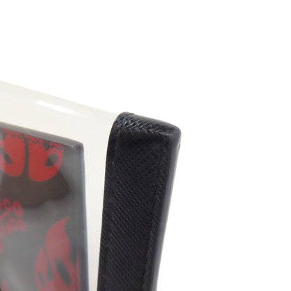 PRADA   Logo Hardware Accessory pouch  Safiano PlasticsLadies [Used]