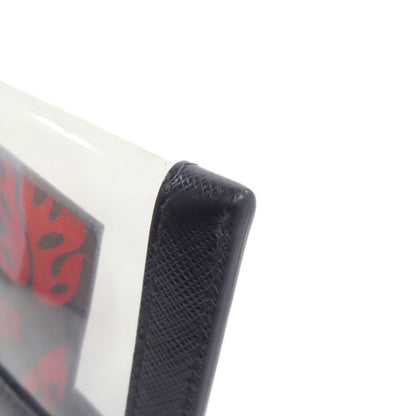 PRADA   Logo Hardware Accessory pouch  Safiano PlasticsLadies [Used]