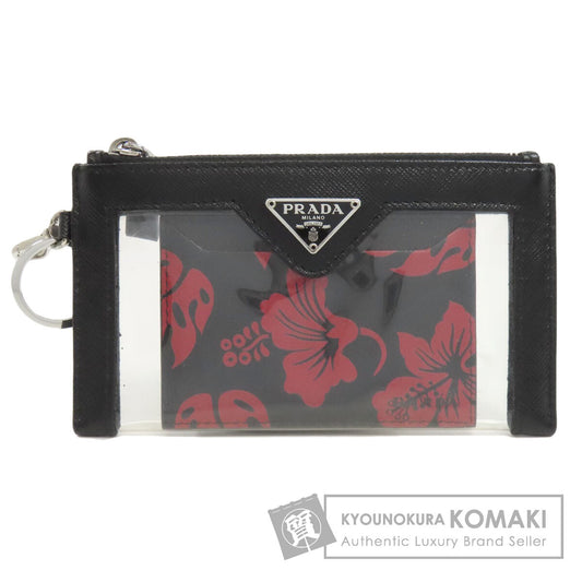 PRADA   Logo Hardware Accessory pouch  Safiano PlasticsLadies [Used]