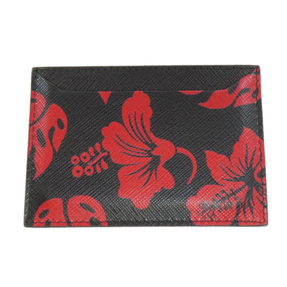 PRADA   Logo Hardware Accessory pouch  Safiano PlasticsLadies [Used]
