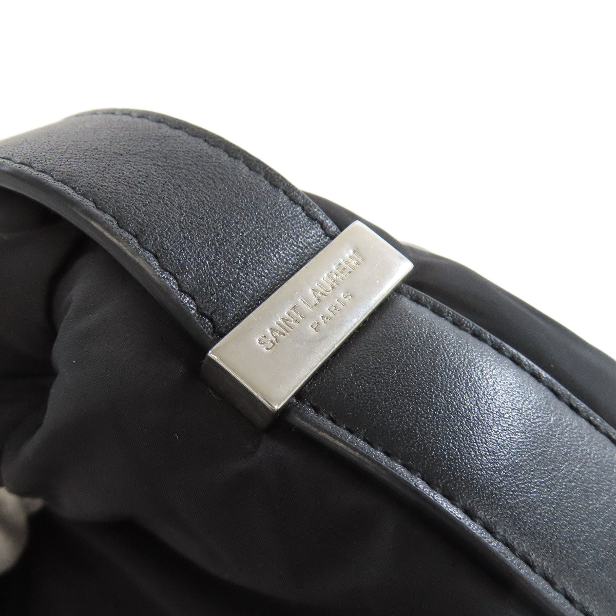 SAINT LAURENT logo Shoulder Bag Nylon Ladies [Used]