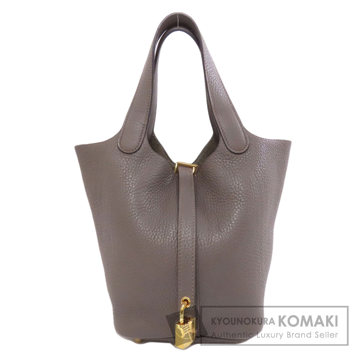 HERMES   Picotin Lock PM GoldHardware Handbag  Taurillon Clemence Ladies [Used]
