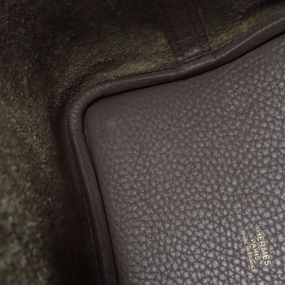 HERMES   Picotin Lock PM GoldHardware Handbag  Taurillon Clemence Ladies [Used]