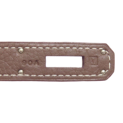 HERMES Birkin 30 Etoupe SilverHardware Handbag Taurillon Clemence Ladies [Used]