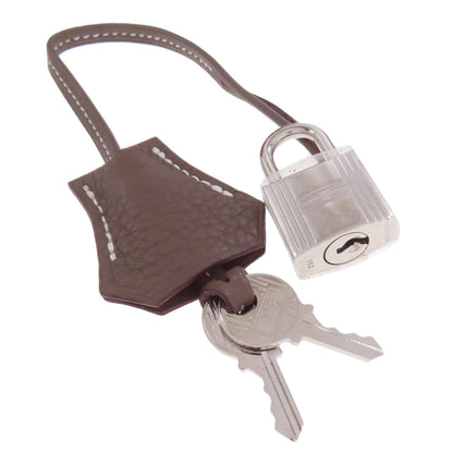 HERMES Birkin 30 Etoupe SilverHardware Handbag Taurillon Clemence Ladies [Used]