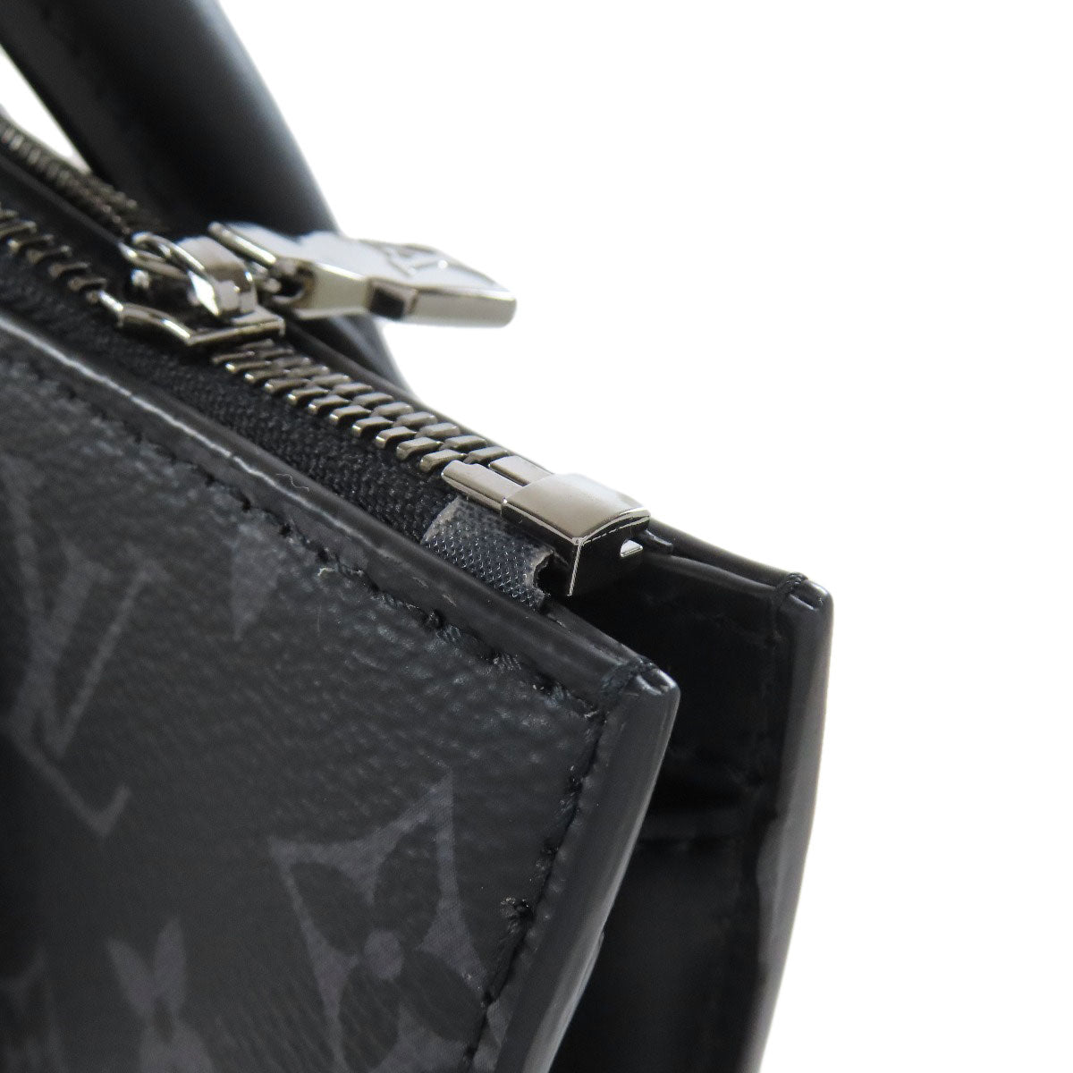 LOUIS VUITTON M46456 Sac Plat Cloth Shoulder Bag Monogram Eclipse mens [Used]