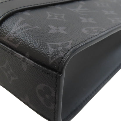 LOUIS VUITTON M46456 Sac Plat Cloth Shoulder Bag Monogram Eclipse mens [Used]