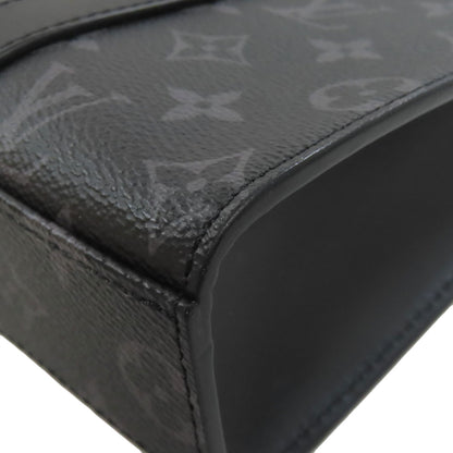 LOUIS VUITTON M46456 Sac Plat Cloth Shoulder Bag Monogram Eclipse mens [Used]