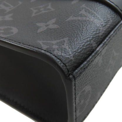 LOUIS VUITTON M46456 Sac Plat Cloth Shoulder Bag Monogram Eclipse mens [Used]