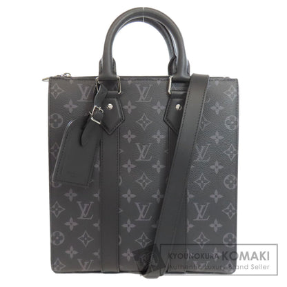 LOUIS VUITTON M46456 Sac Plat Cloth Shoulder Bag Monogram Eclipse mens [Used]