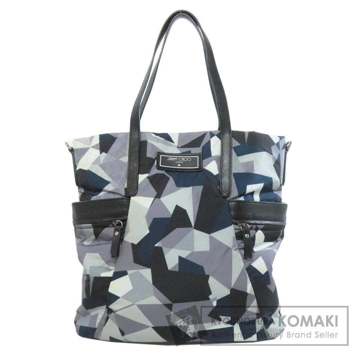 Jimmy Choo logo Tote Bag Nylon Ladies [Used]