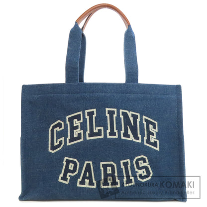 CELINE   logo Tote Bag  Denim Ladies [Used]