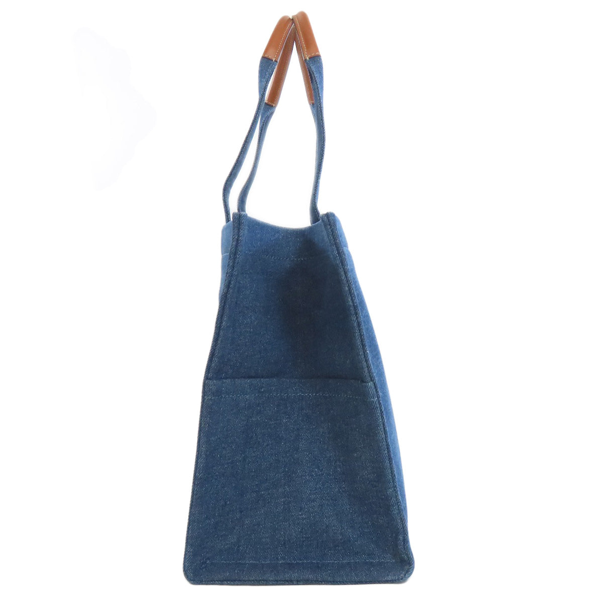 CELINE   logo Tote Bag  Denim Ladies [Used]