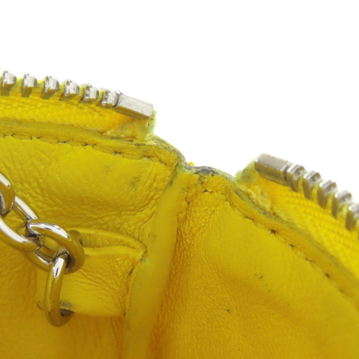 Salvatore Ferragamo Cutout Pouch coin purse Leather Ladies [Used]