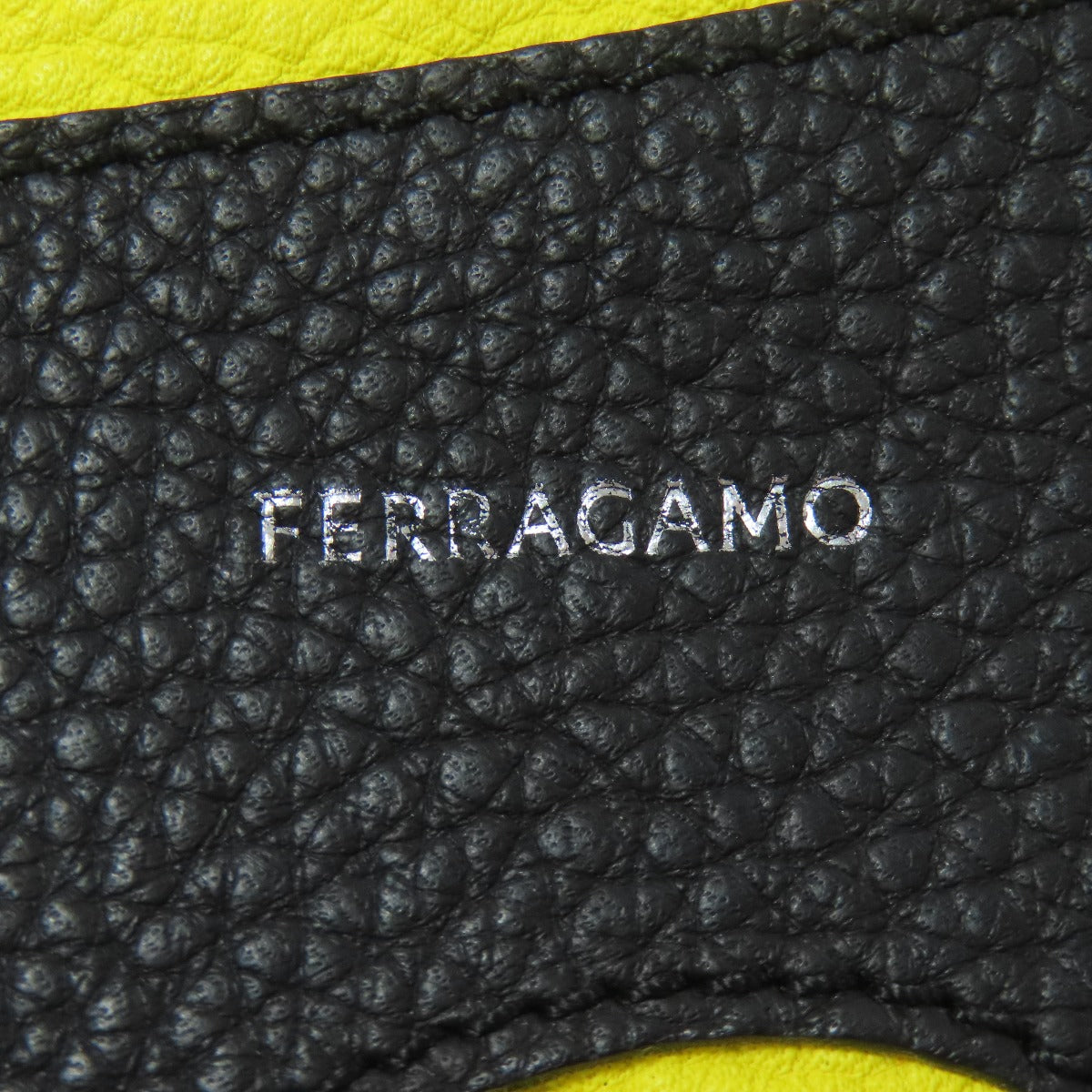 Salvatore Ferragamo Cutout Pouch coin purse Leather Ladies [Used]