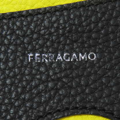Salvatore Ferragamo Cutout Pouch coin purse Leather Ladies [Used]