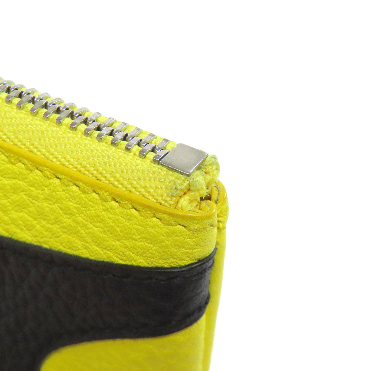 Salvatore Ferragamo Cutout Pouch coin purse Leather Ladies [Used]