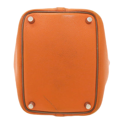 HERMES PicotinPM SilverHardware Handbag Taurillon Clemence Ladies [Used]