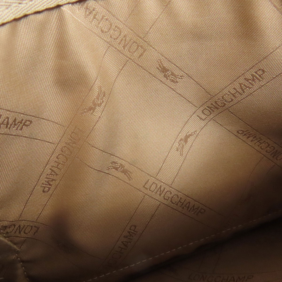 Longchamp logo Shoulder Bag Leather Ladies [Used]