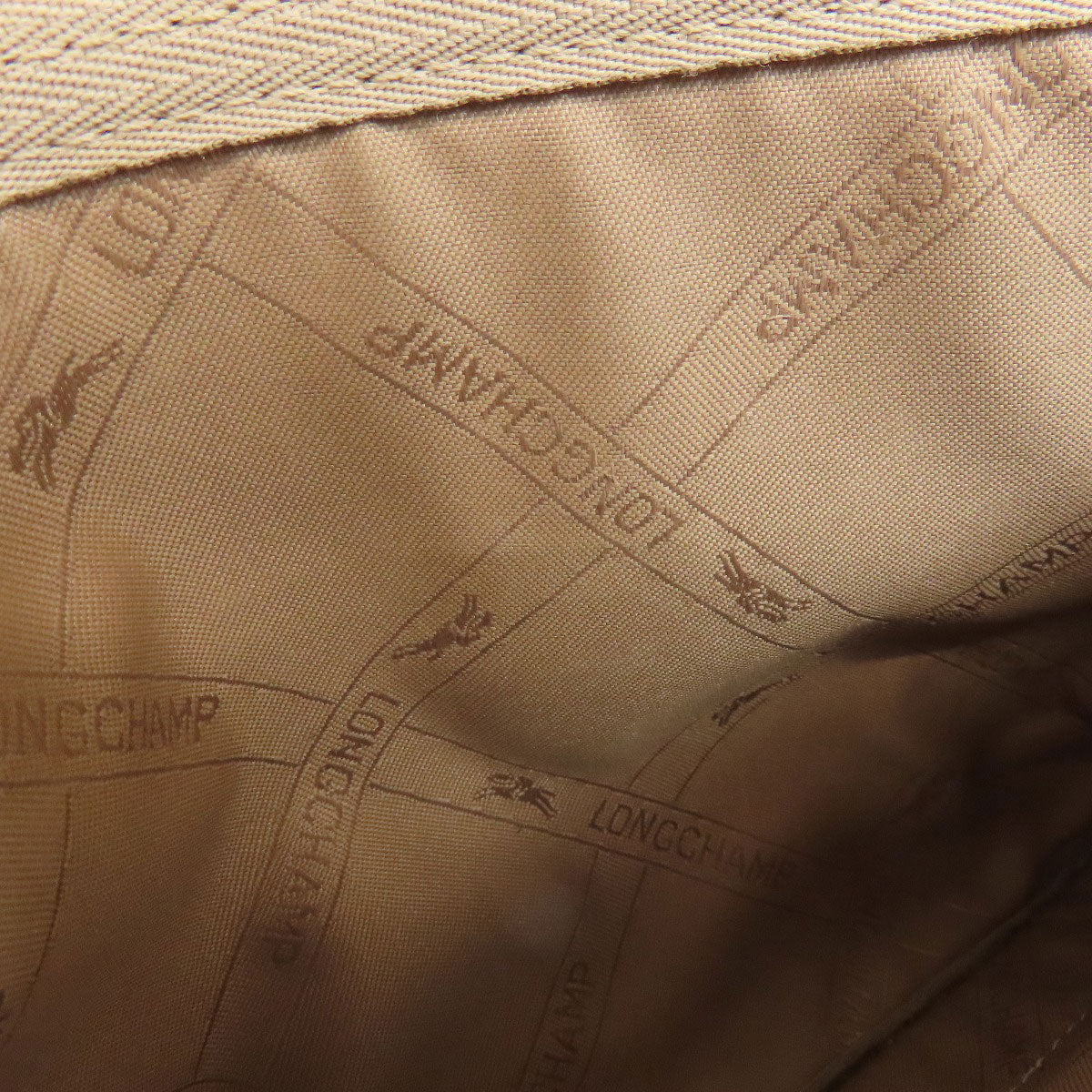 Longchamp logo Shoulder Bag Leather Ladies [Used]