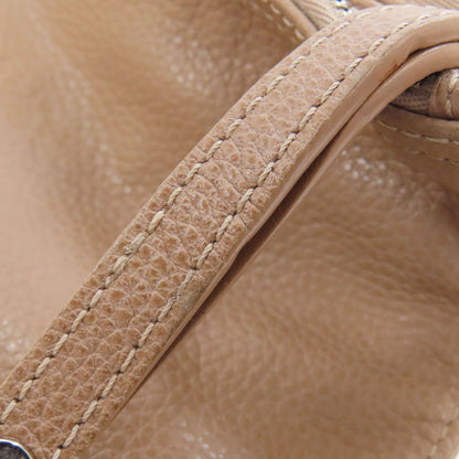 Longchamp logo Shoulder Bag Leather Ladies [Used]