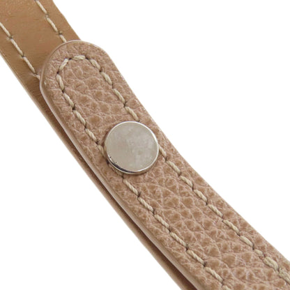 Longchamp logo Shoulder Bag Leather Ladies [Used]