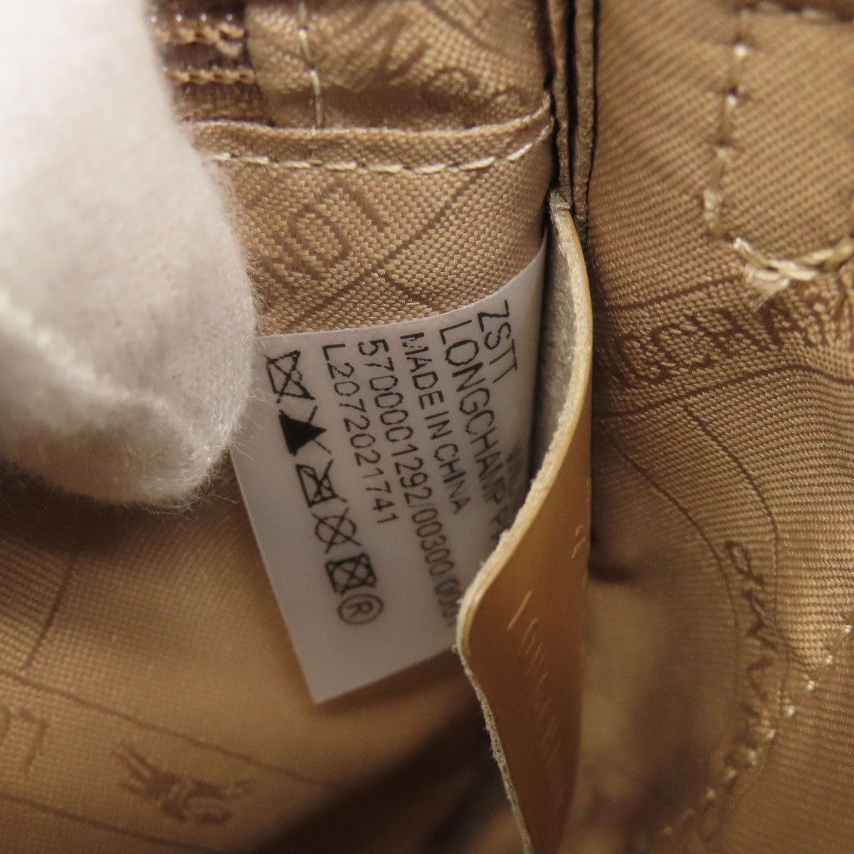 Longchamp logo Shoulder Bag Leather Ladies [Used]