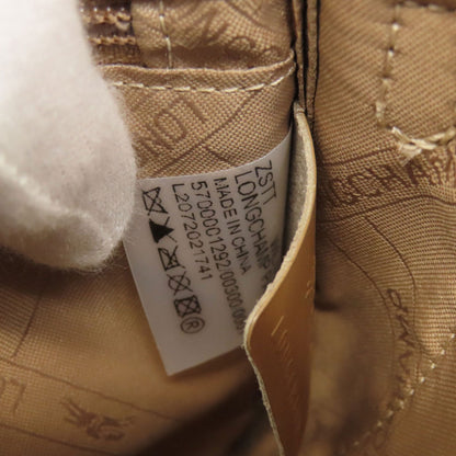 Longchamp logo Shoulder Bag Leather Ladies [Used]