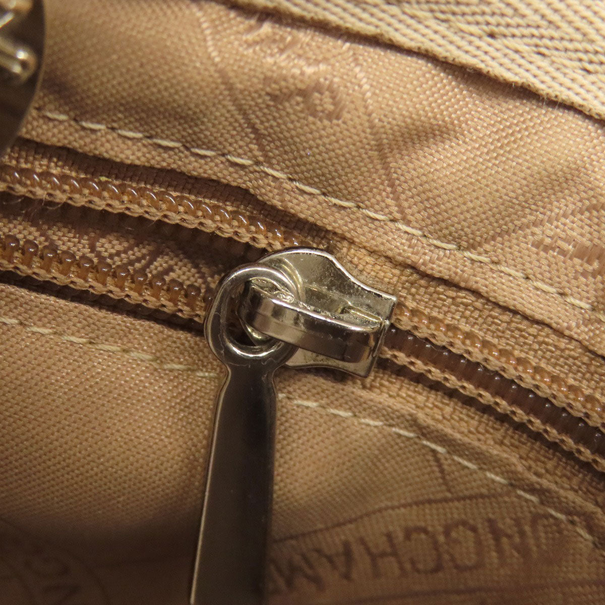 Longchamp logo Shoulder Bag Leather Ladies [Used]