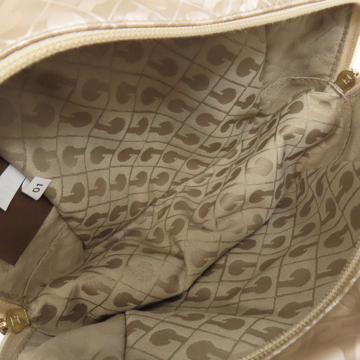 GHERARDINI Logo motif softy Handbag Polyester Polyurethane coatingLadies [Used]