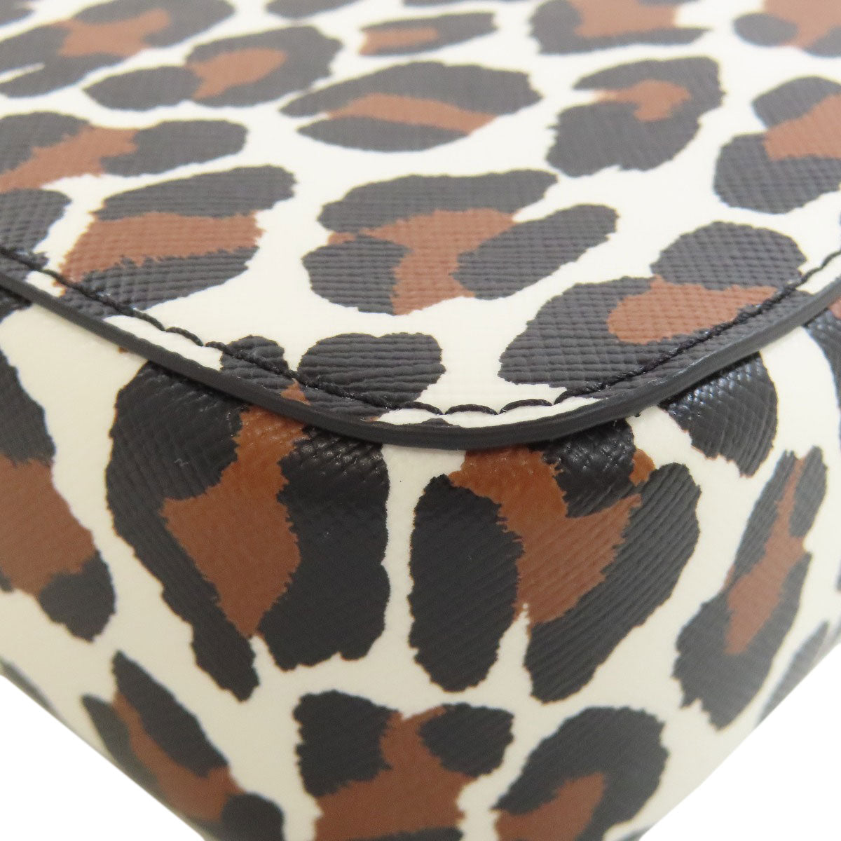 kate spade Leopard pattern Shoulder Bag PVC Ladies [Used]