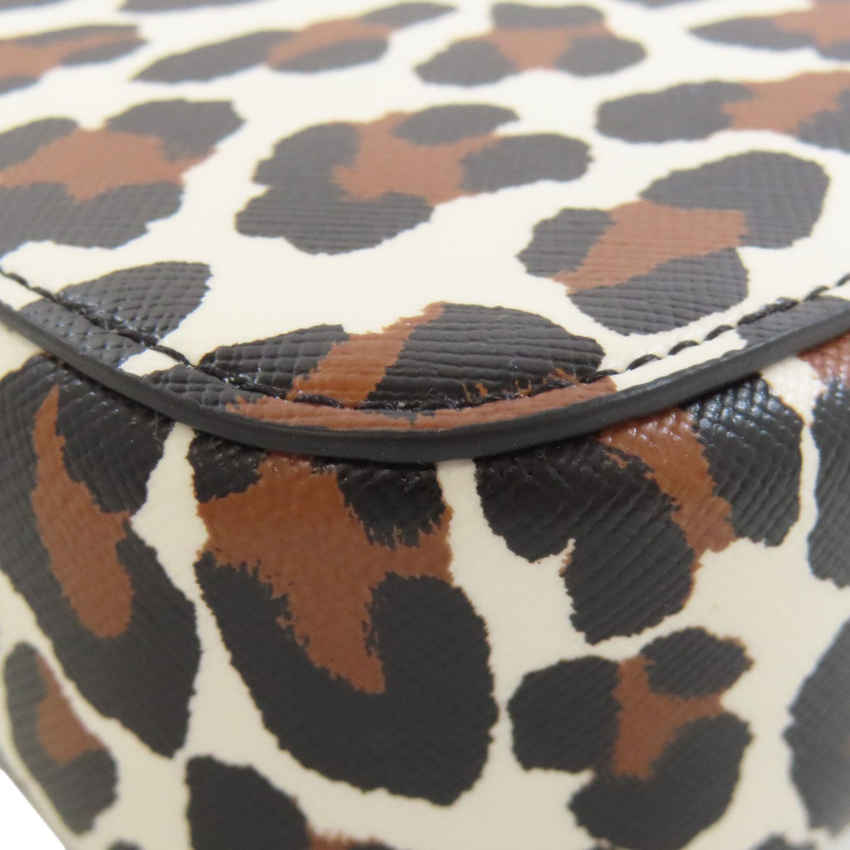 kate spade Leopard pattern Shoulder Bag PVC Ladies [Used]