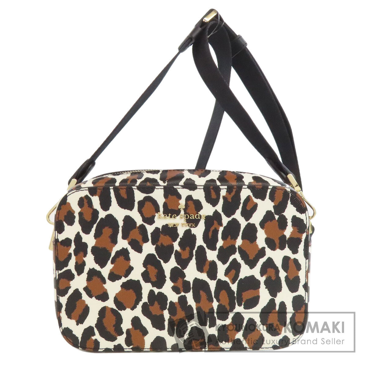 kate spade Leopard pattern Shoulder Bag PVC Ladies [Used]