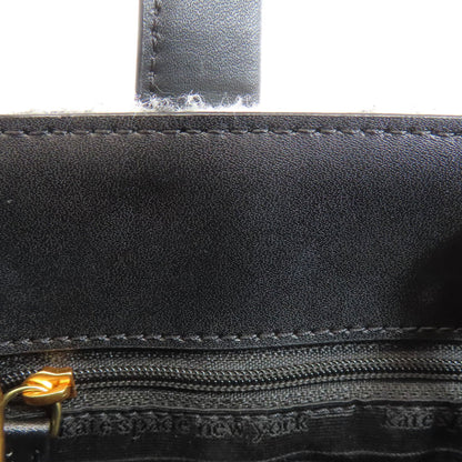 kate spade Checkpattern Handbag wool LeatherLadies [Used]