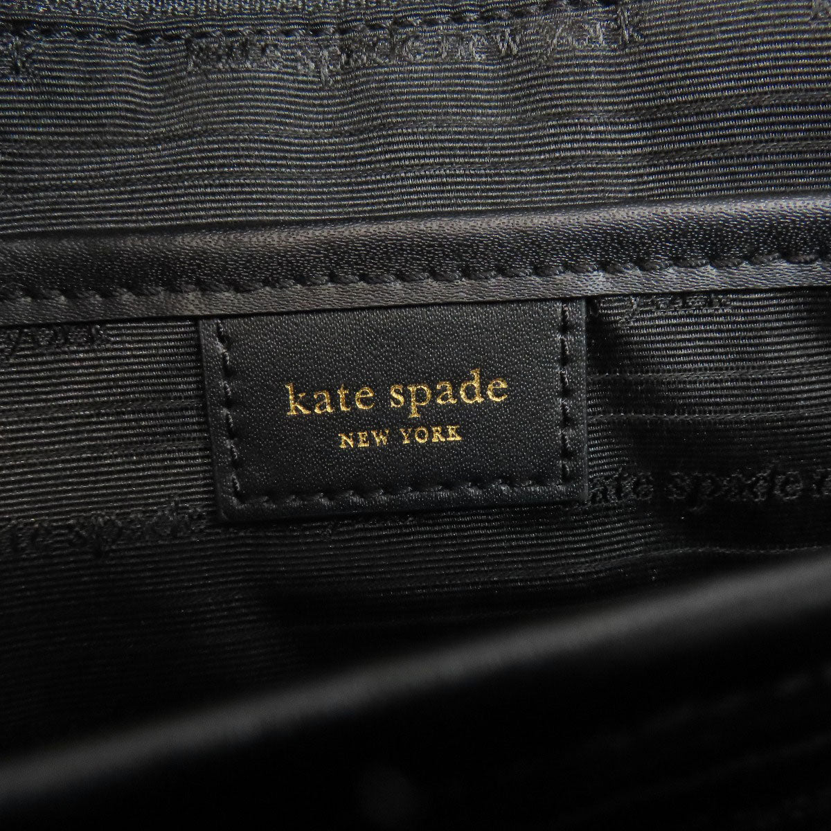 kate spade Checkpattern Handbag wool LeatherLadies [Used]