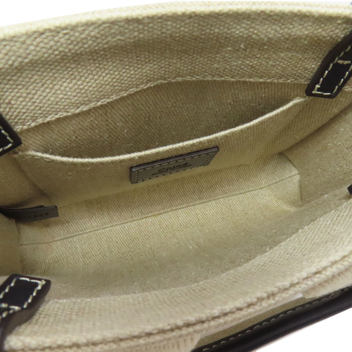 CHLOE Woody Mini 2WAY Handbag Canvas Ladies [Used]