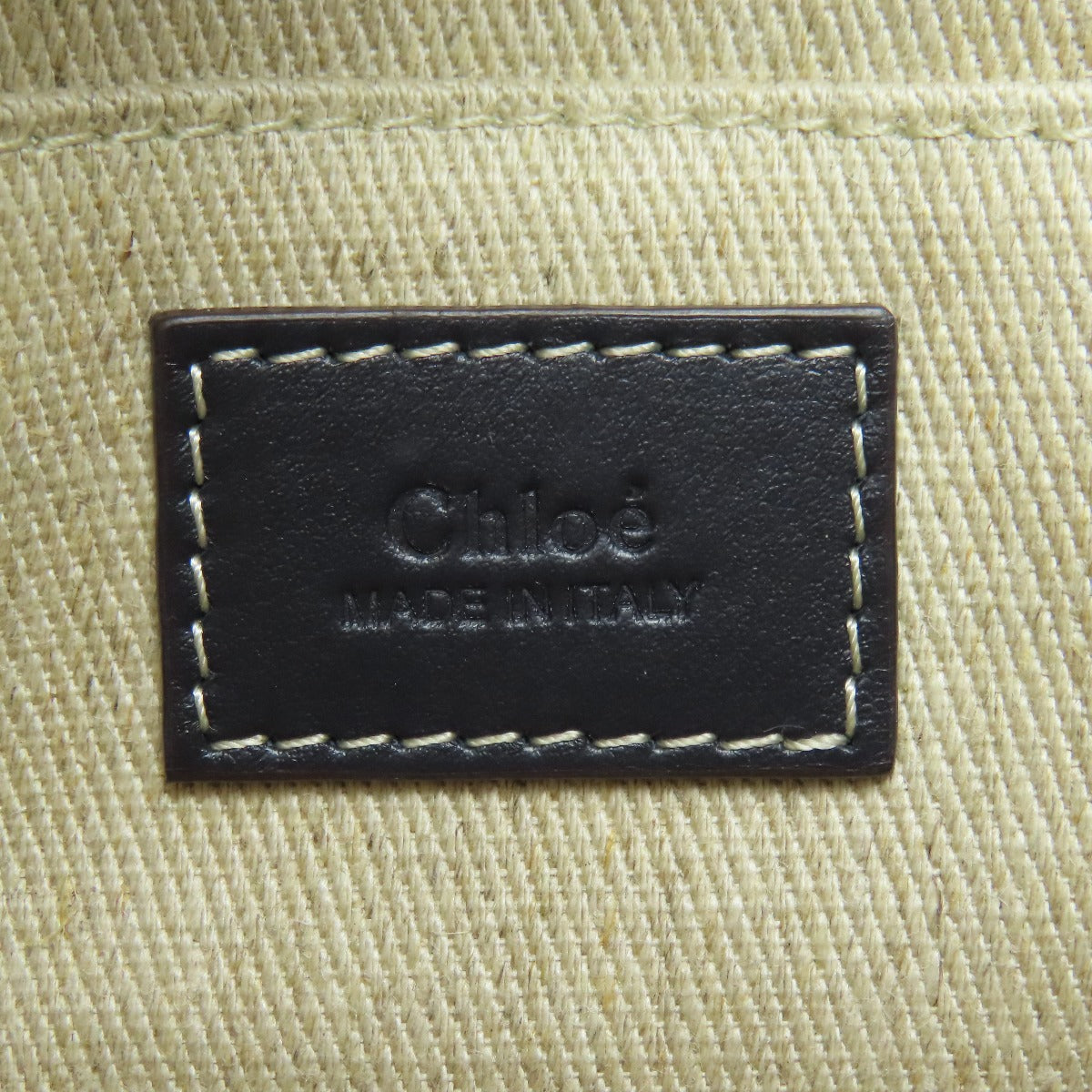 CHLOE Woody Mini 2WAY Handbag Canvas Ladies [Used]