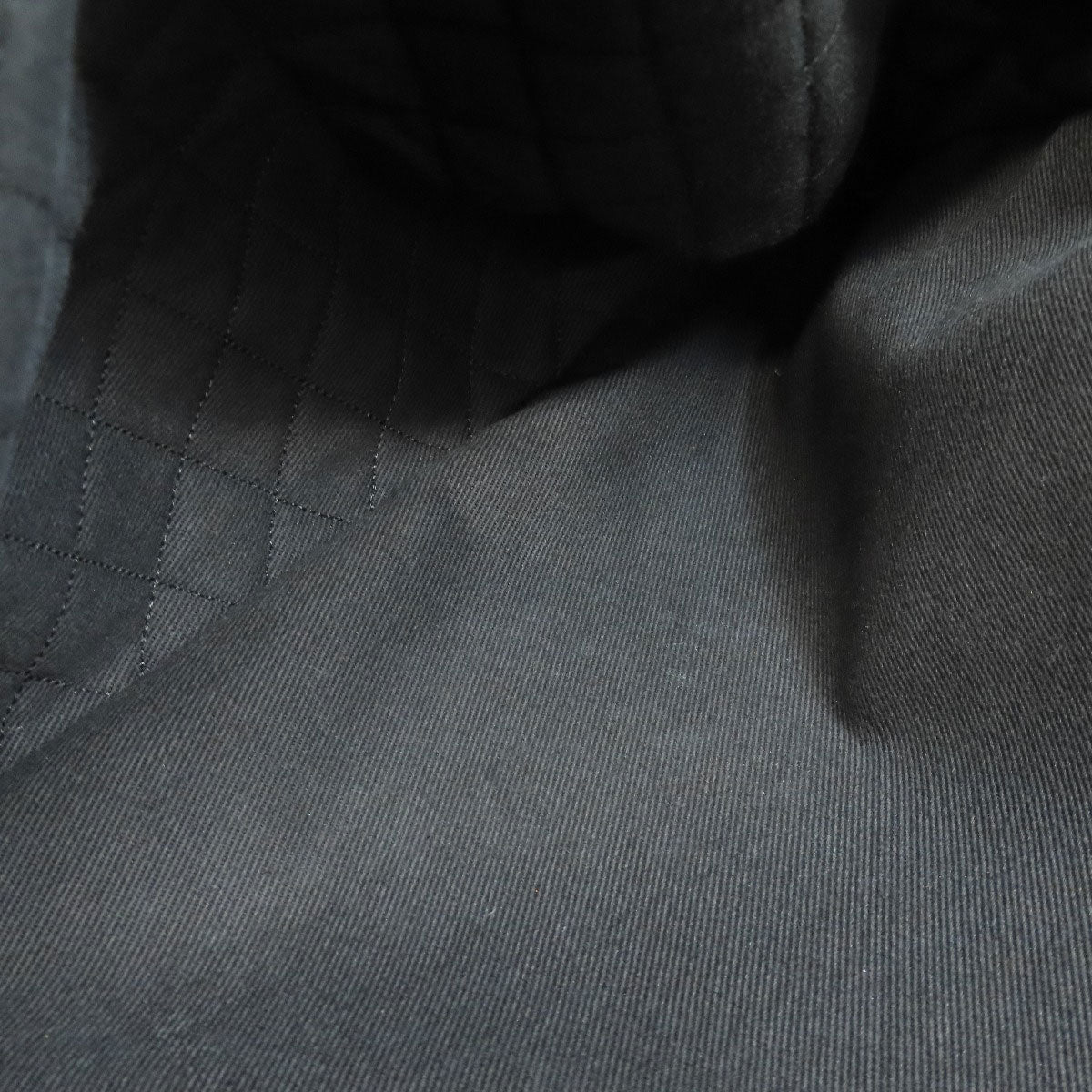 CHANEL COCO Mark Punching SilverHardware Tote Bag Calf Ladies [Used]