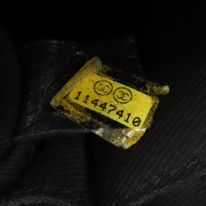 CHANEL COCO Mark Punching SilverHardware Tote Bag Calf Ladies [Used]