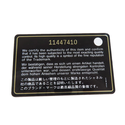 CHANEL COCO Mark Punching SilverHardware Tote Bag Calf Ladies [Used]