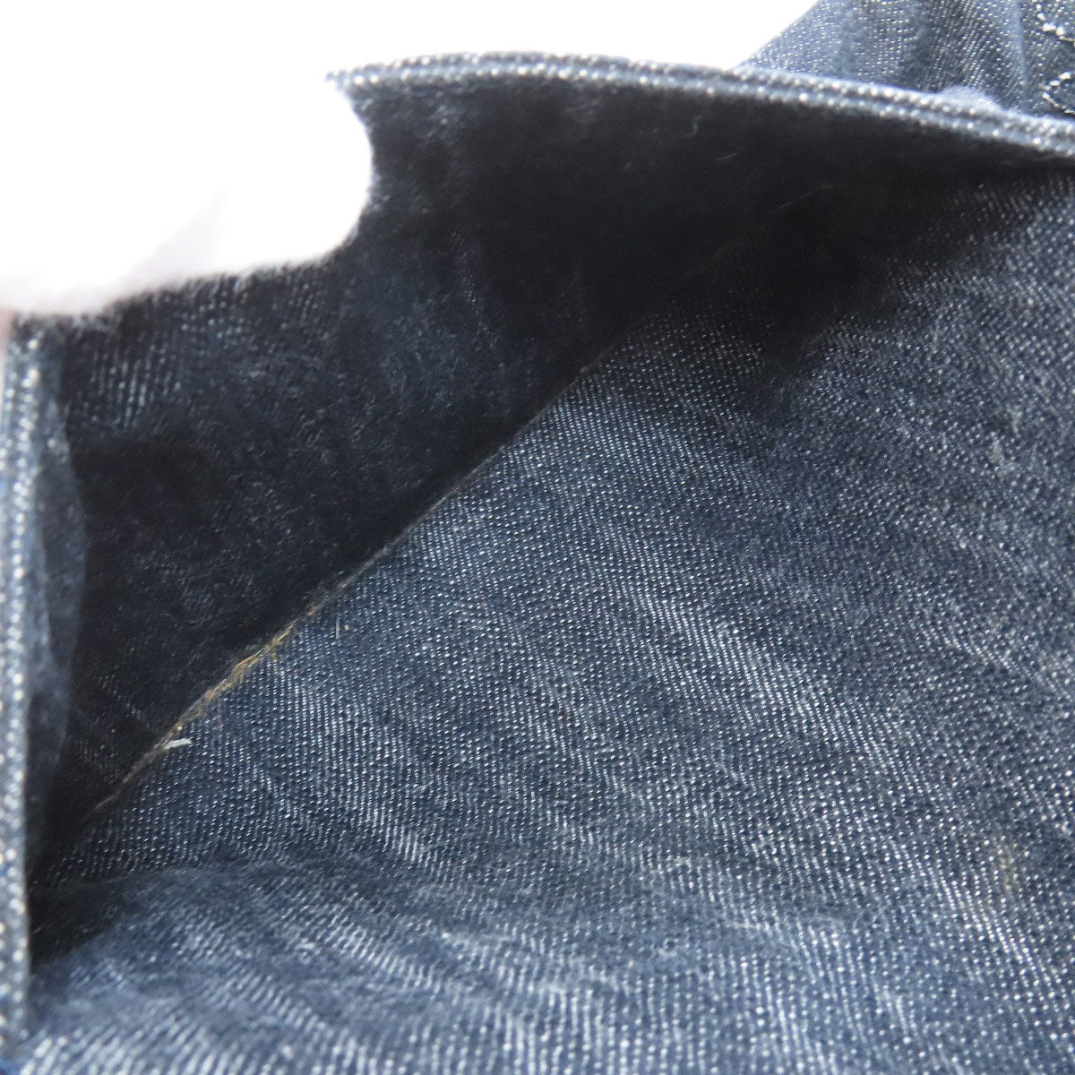 CHANEL Night Flight ChainShoulder GoldHardware Tote Bag Denim Ladies [Used]