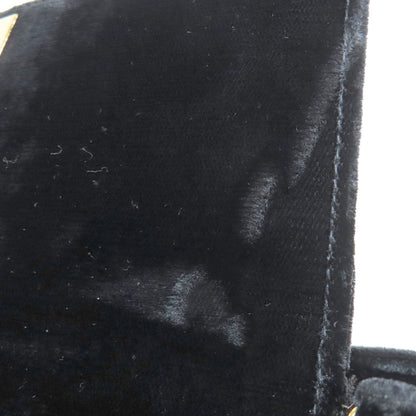 CHANEL COCO Mark GoldHardware Shoulder Bag Velor Ladies [Used]