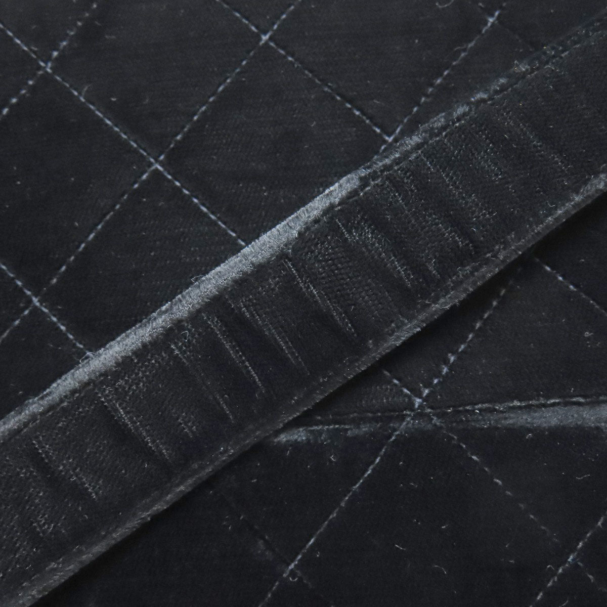 CHANEL COCO Mark GoldHardware Shoulder Bag Velor Ladies [Used]