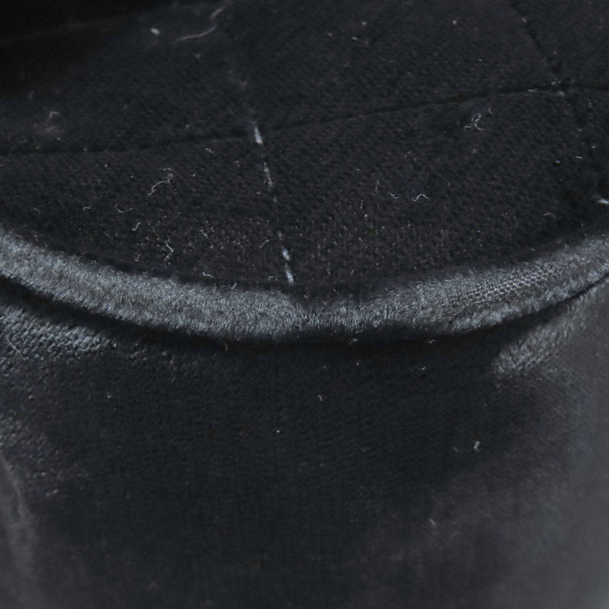 CHANEL COCO Mark GoldHardware Shoulder Bag Velor Ladies [Used]