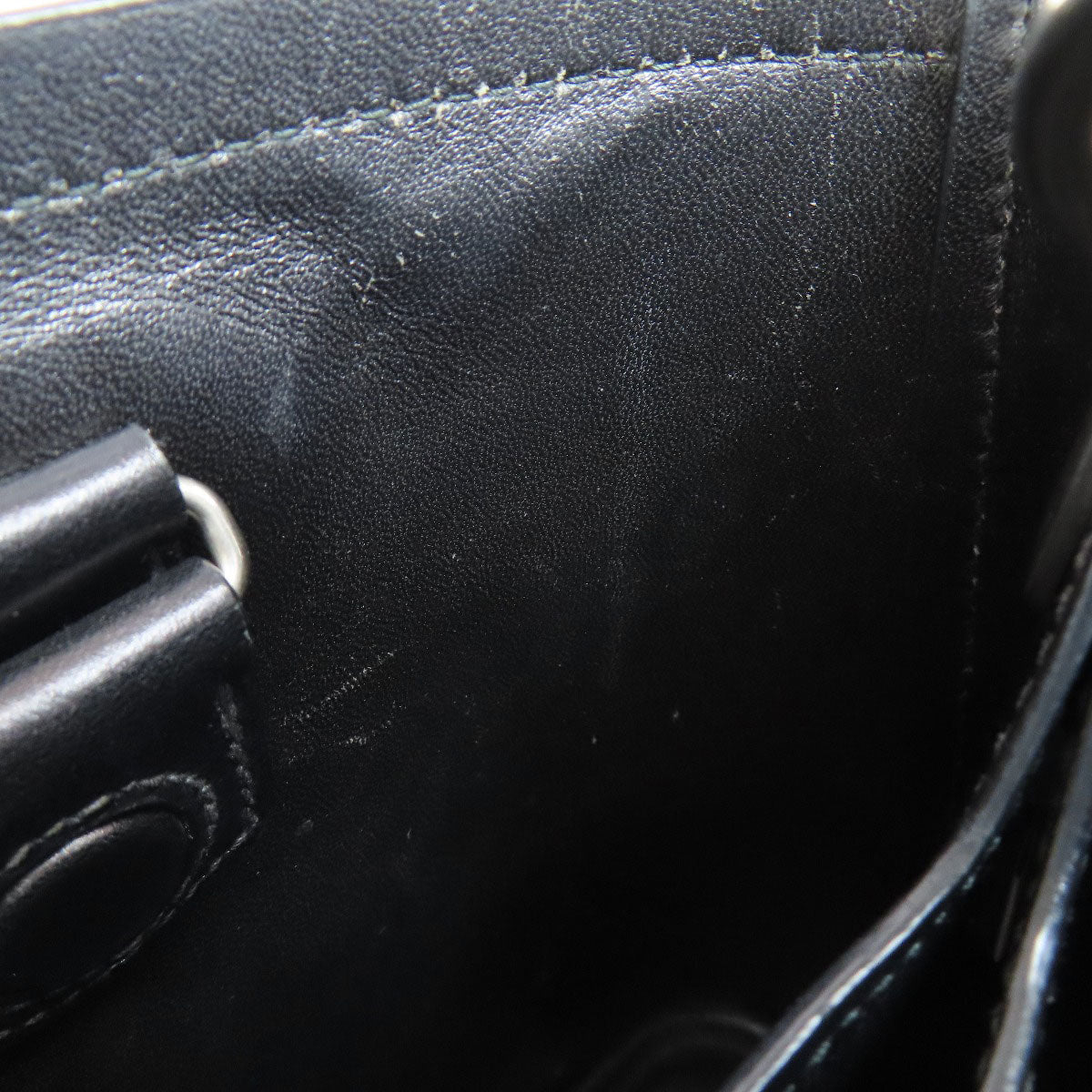 PRADA   Pin Badge Rabbit Lip 2WAY Handbag  Safiano LeatherLadies [Used]