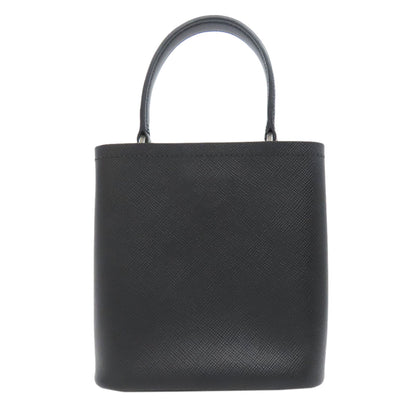 PRADA   Pin Badge Rabbit Lip 2WAY Handbag  Safiano LeatherLadies [Used]