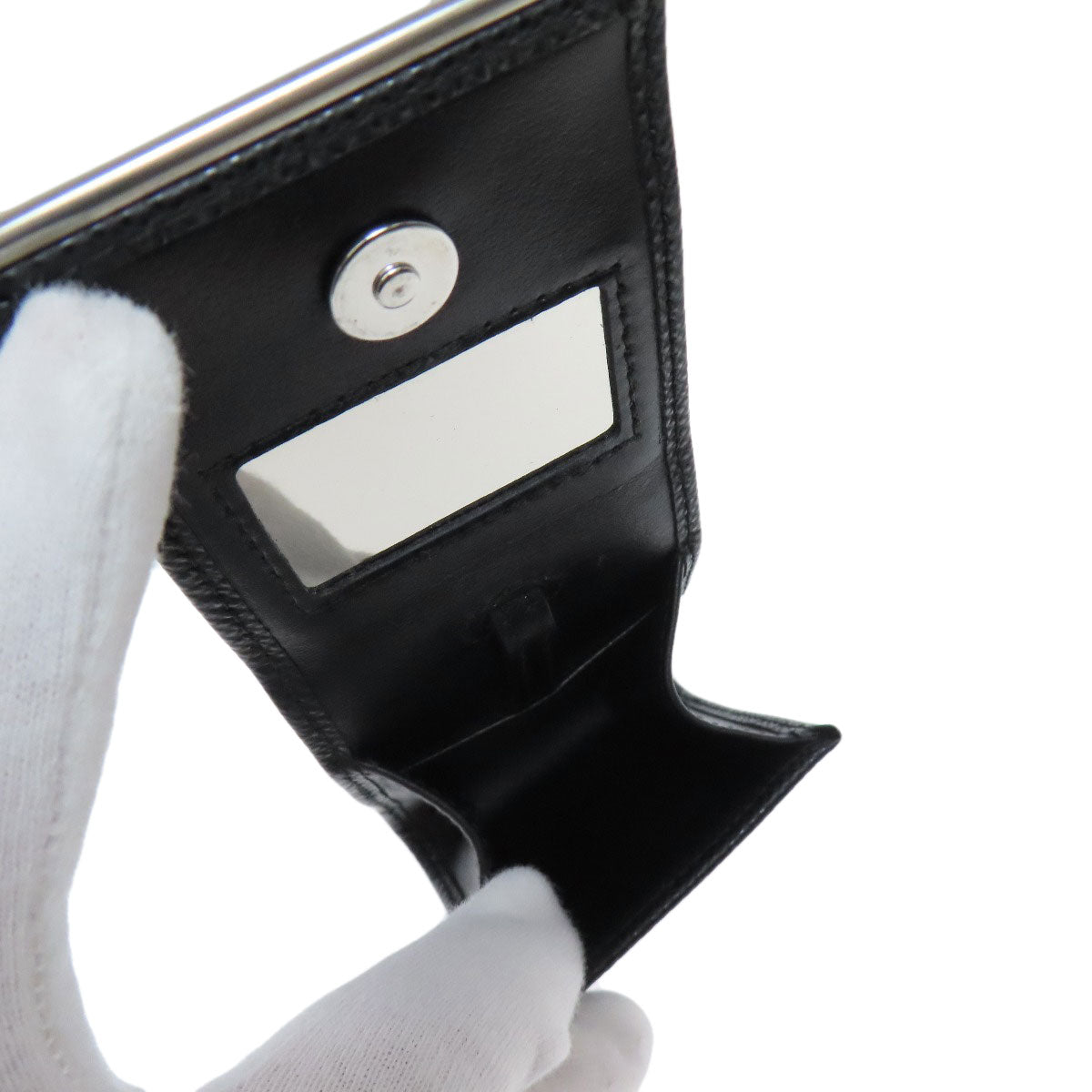 PRADA   Pin Badge Rabbit Lip 2WAY Handbag  Safiano LeatherLadies [Used]