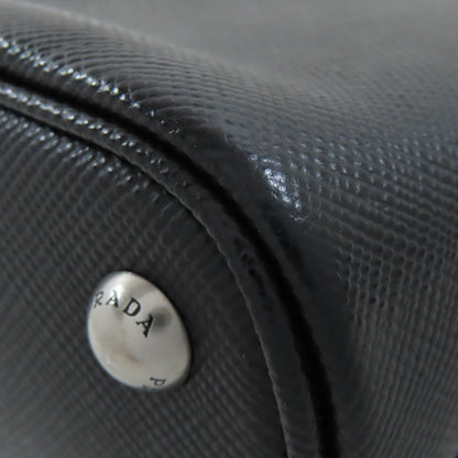 PRADA   Pin Badge Rabbit Lip 2WAY Handbag  Safiano LeatherLadies [Used]