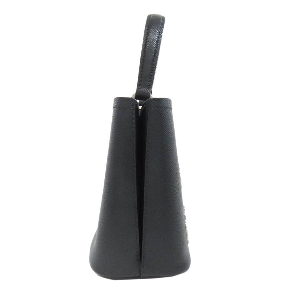 PRADA   Pin Badge Rabbit Lip 2WAY Handbag  Safiano LeatherLadies [Used]