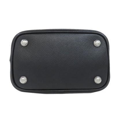 PRADA   Pin Badge Rabbit Lip 2WAY Handbag  Safiano LeatherLadies [Used]